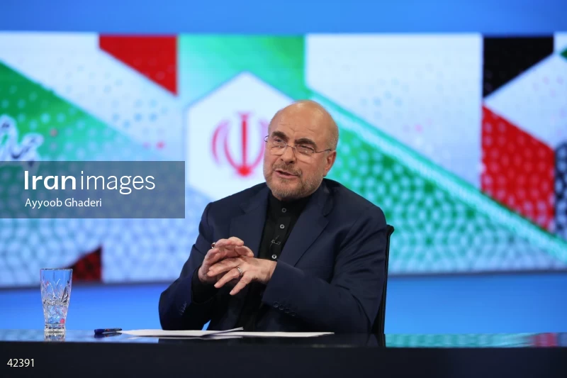 Mohammad Bagher Ghalibaf on the Special News Talk Show on the News Network