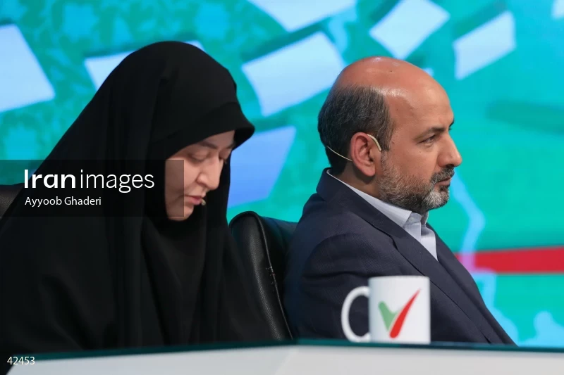 Mohammad Bagher Ghalibaf on the Cultural Roundtable program on Channel Two