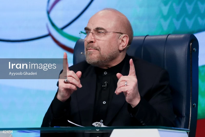 Mohammad Bagher Ghalibaf on the Cultural Roundtable program on Channel Two