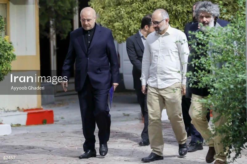 Mohammad Bagher Ghalibaf on the Cultural Roundtable program on Channel Two