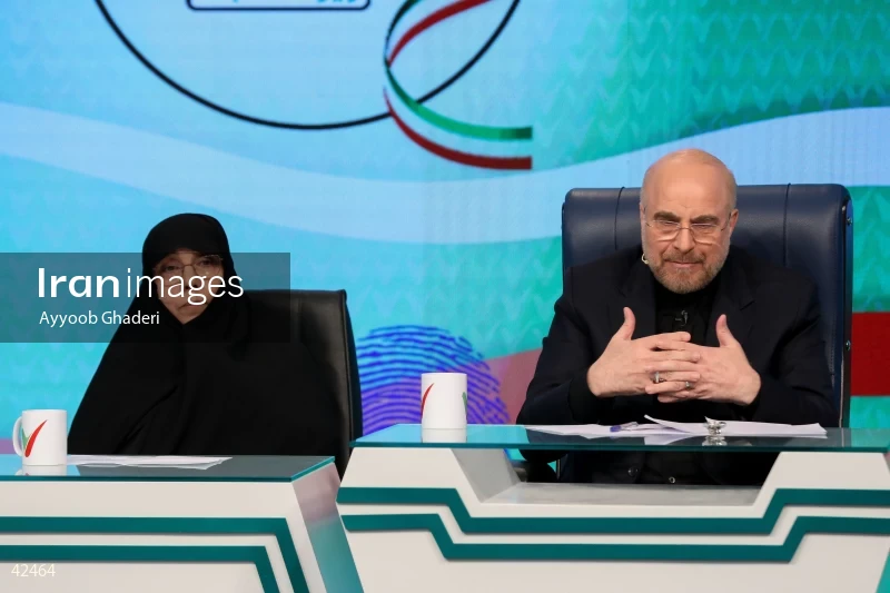 Mohammad Bagher Ghalibaf on the Cultural Roundtable program on Channel Two