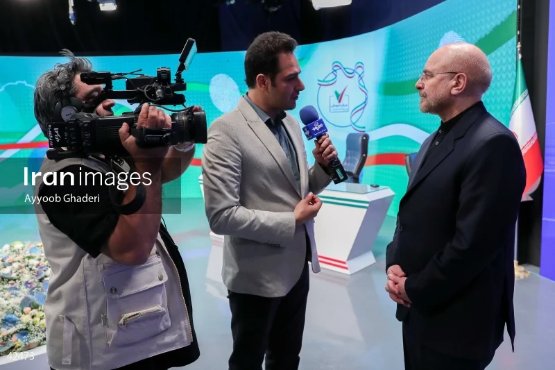 Mohammad Bagher Ghalibaf on the Cultural Roundtable program on Channel Two
