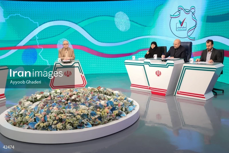 Mohammad Bagher Ghalibaf on the Cultural Roundtable program on Channel Two