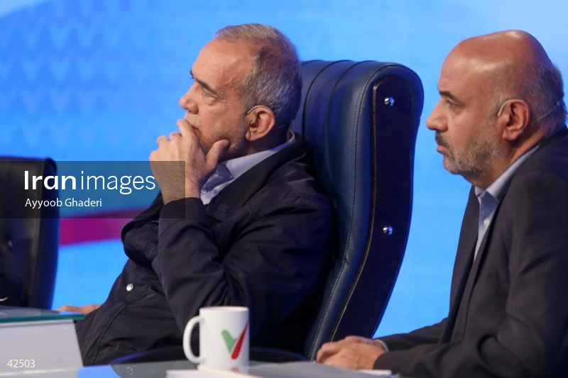 Massoud Pezeshkian on the Economic Roundtable program on Channel Three