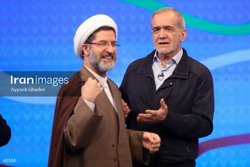 Massoud Pezeshkian on the Economic Roundtable program on Channel Three