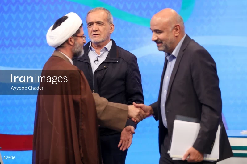Massoud Pezeshkian on the Economic Roundtable program on Channel Three