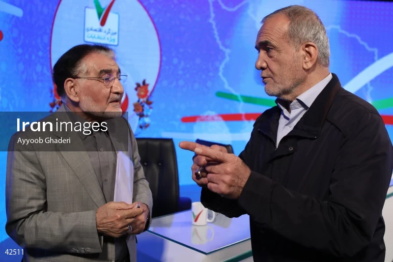 Massoud Pezeshkian on the Economic Roundtable program on Channel Three