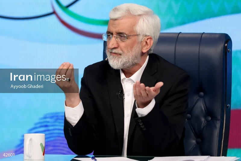 Saeed Jalili on the Cultural Roundtable program on Channel Two