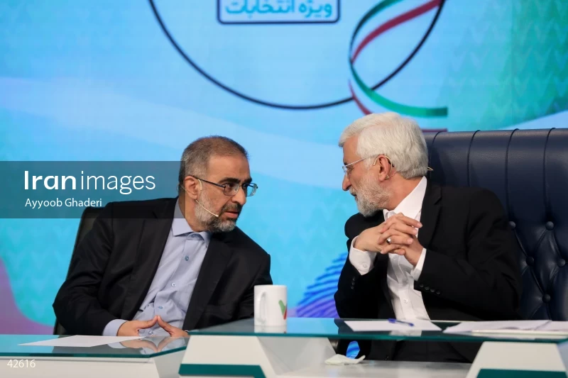 Saeed Jalili on the Cultural Roundtable program on Channel Two