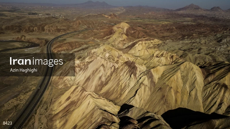 The colorful mountains of Aladaghlar Ahar