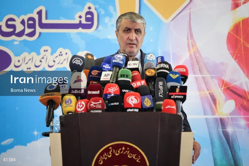 The press conference of the head of the Atomic Energy Organization of Iran