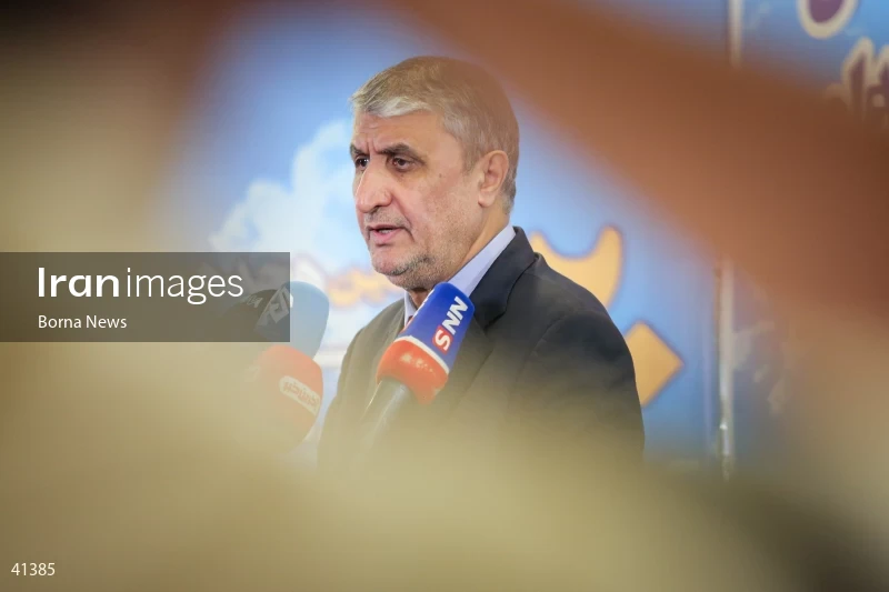 The press conference of the head of the Atomic Energy Organization of Iran