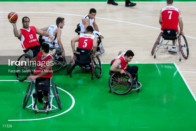 Men Wheelchair Basketball match - Iran VS Germany