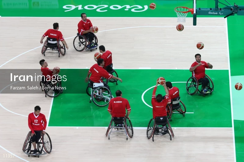 Men Wheelchair Basketball match - Iran VS Germany