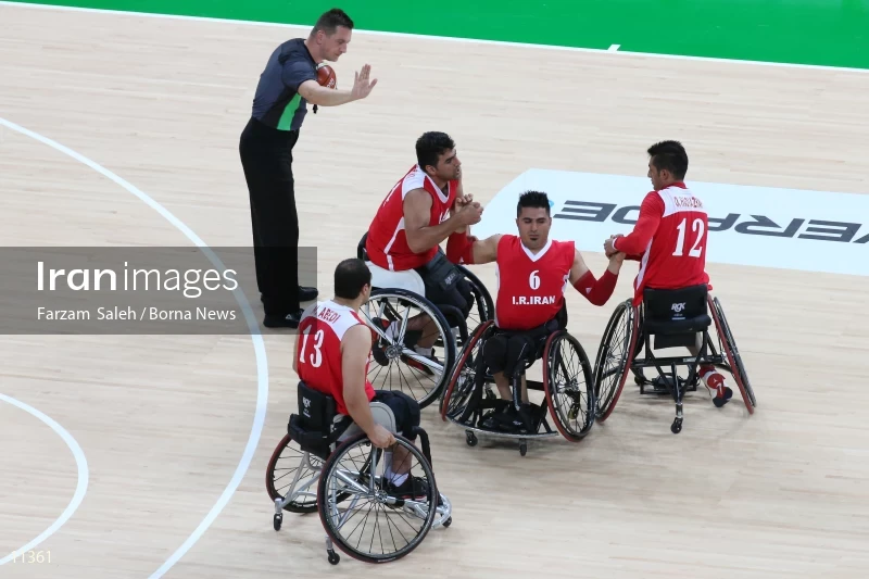Men Wheelchair Basketball match - Iran VS Germany