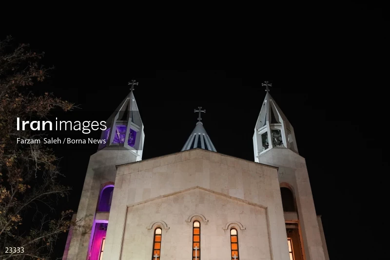 The new year ceremony in the Holy Church of Sarkis