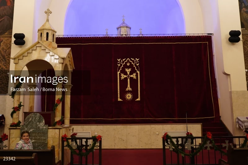 The new year ceremony in the Holy Church of Sarkis