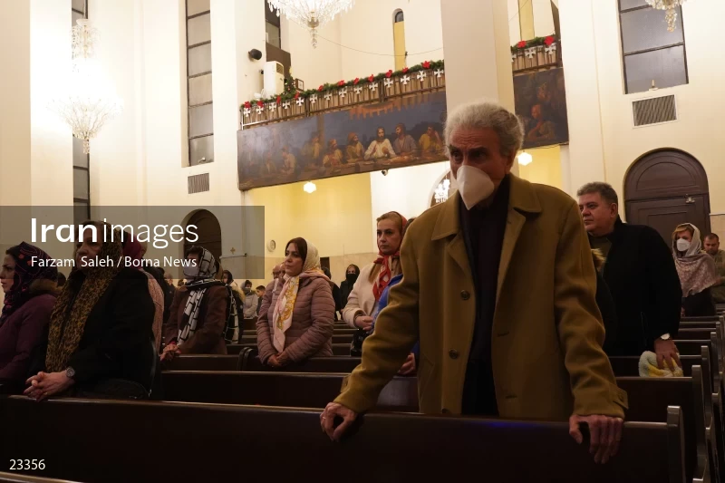 The new year ceremony in the Holy Church of Sarkis