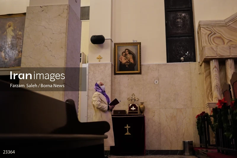 The new year ceremony in the Holy Church of Sarkis