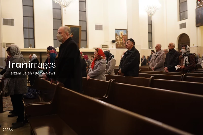 The new year ceremony in the Holy Church of Sarkis