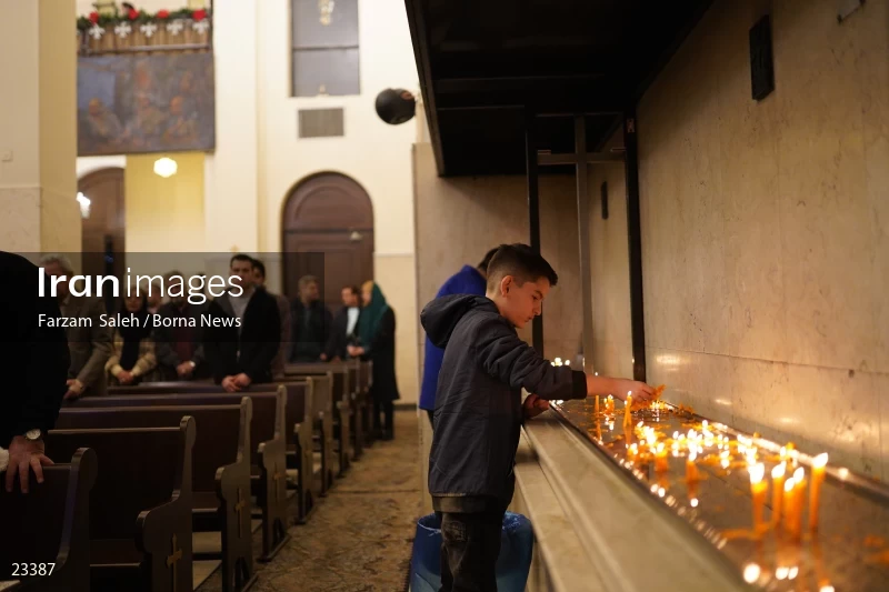 The new year ceremony in the Holy Church of Sarkis