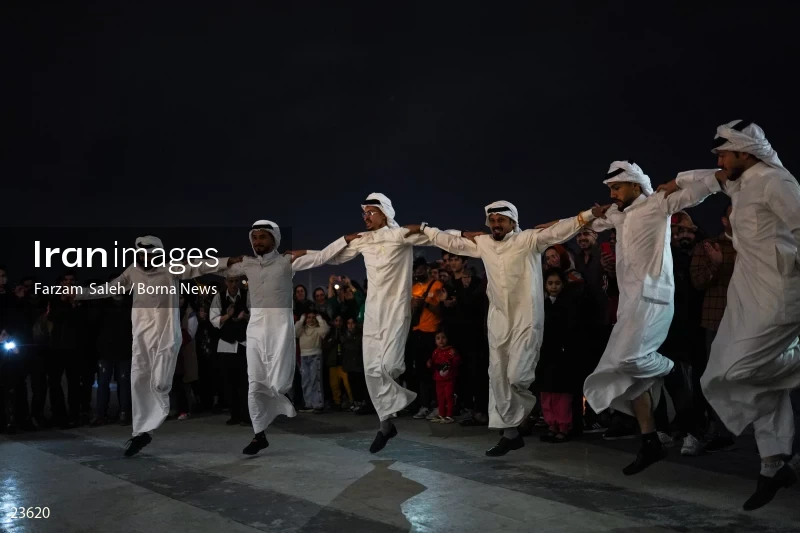 Performing cultural programs in Azadi Square on the first night of spring