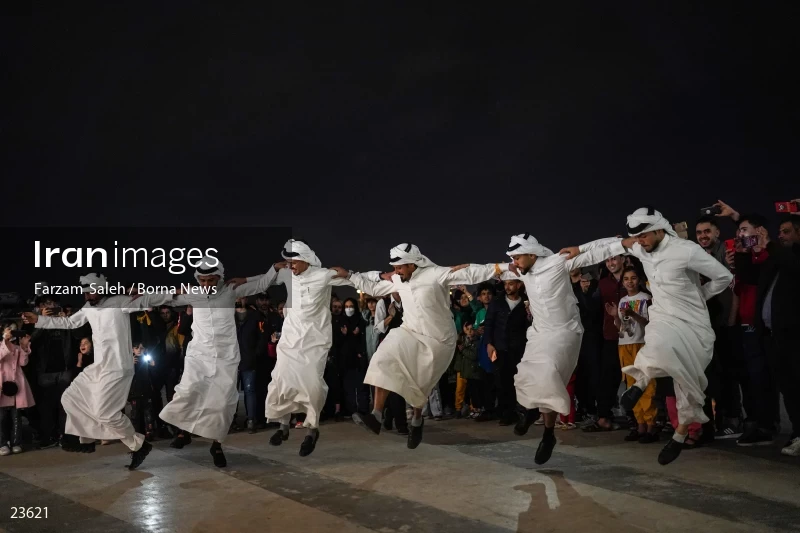 Performing cultural programs in Azadi Square on the first night of spring