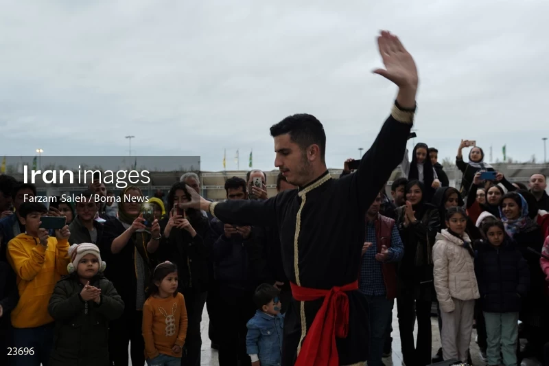 Performing cultural programs in Azadi Square on the occasion of Nowruz