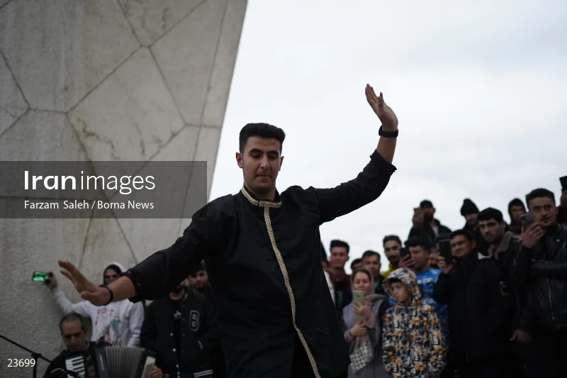 Performing cultural programs in Azadi Square on the occasion of Nowruz