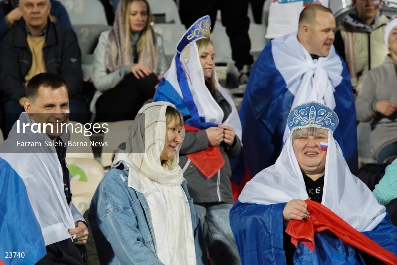 Iran v Russia friendly football match