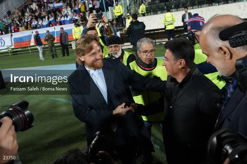 Iran v Russia friendly football match