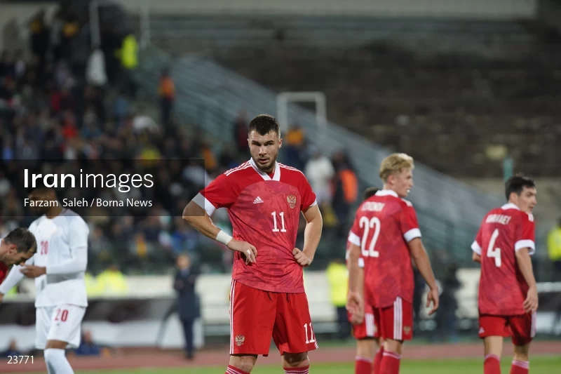 Iran v Russia friendly football match