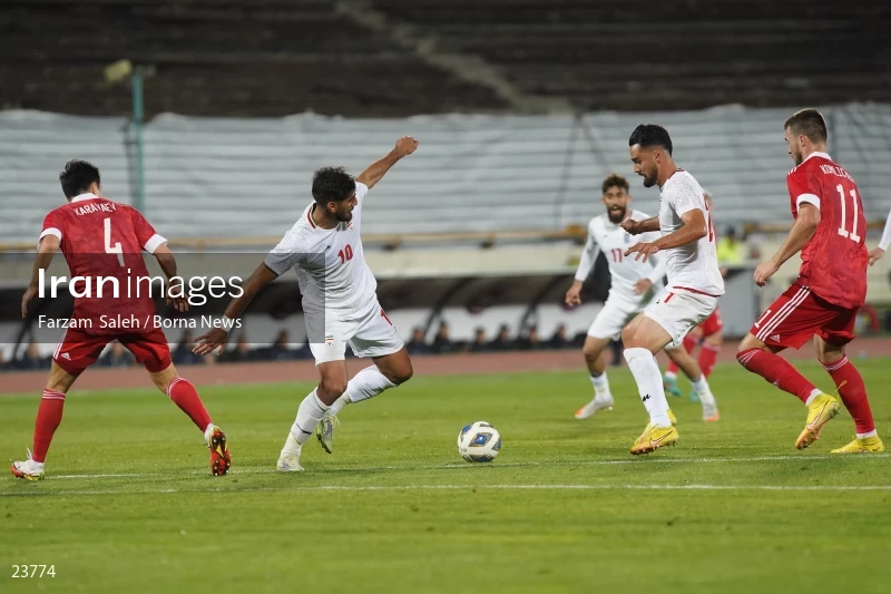 Iran v Russia friendly football match