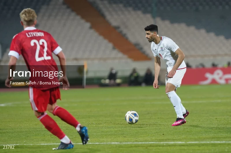 Iran v Russia friendly football match
