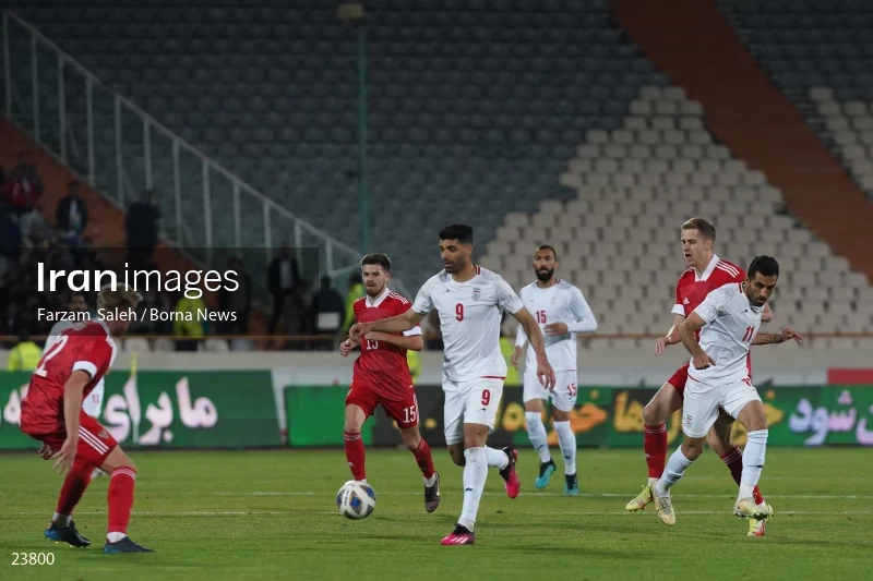 Iran v Russia friendly football match