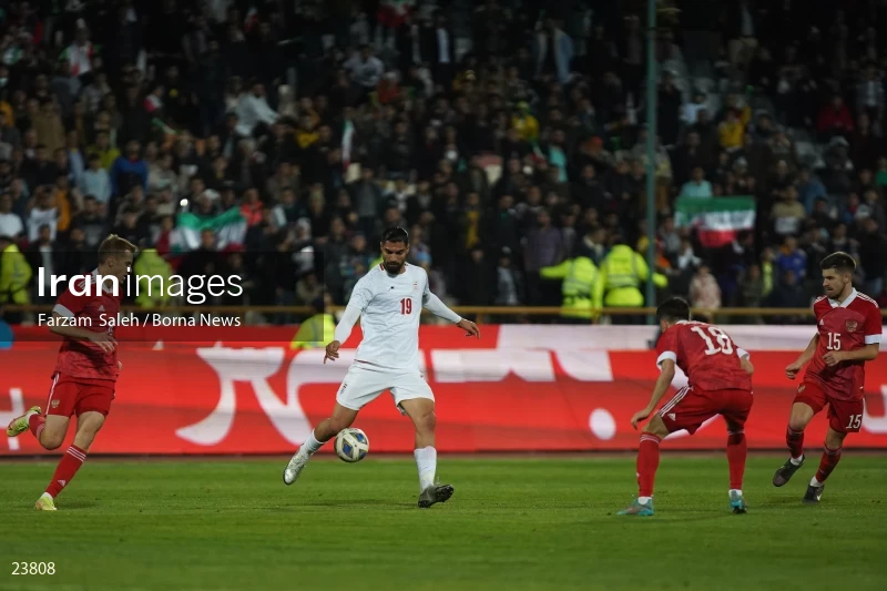 Iran v Russia friendly football match