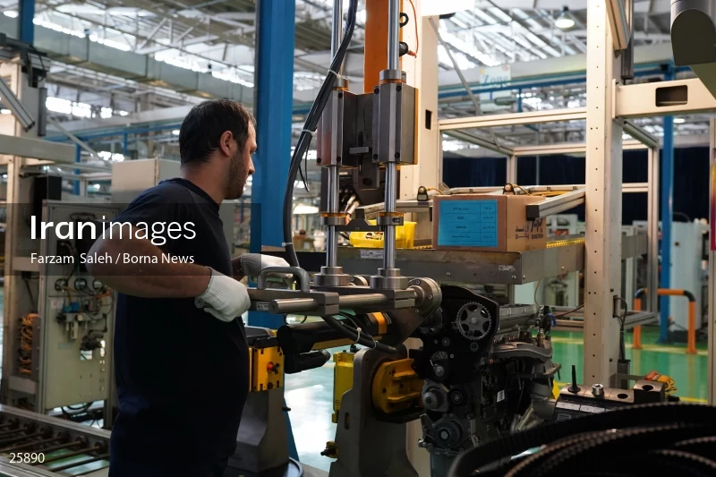 Unveiling of Cadila and Shahin Plus cars at Saipa Automobile Factory