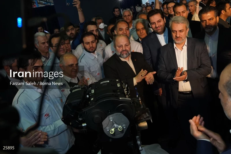 Unveiling of Cadila and Shahin Plus cars at Saipa Automobile Factory