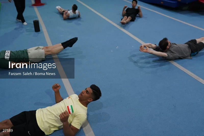Iranian national gymnastics team camp