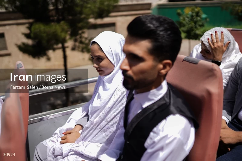 Marriage ceremony of 14 Turkmen couples in Tehran