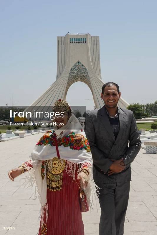 Marriage ceremony of 14 Turkmen couples in Tehran