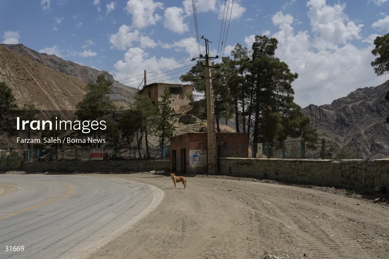 Chalus Road 8 days after the flood