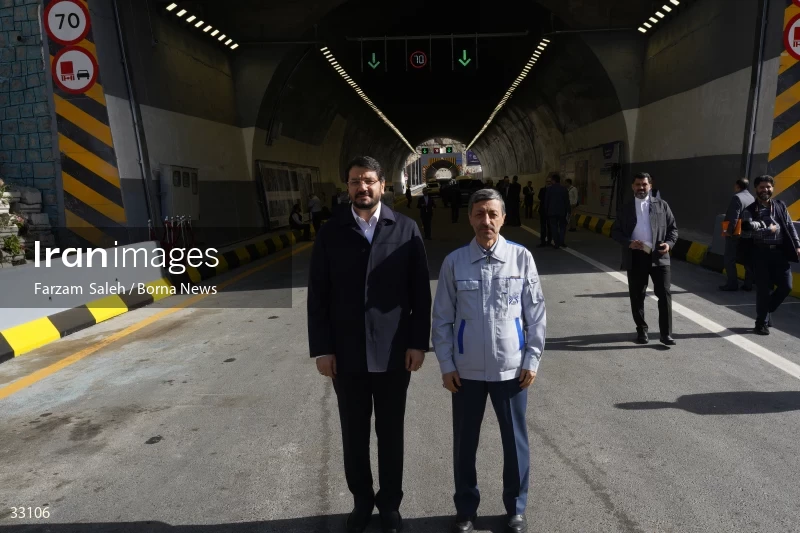Opening ceremony of the 2nd section of Tehran-Shomal Freeway