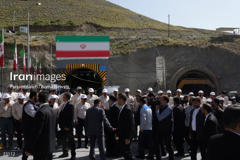 Opening ceremony of the 2nd section of Tehran-Shomal Freeway