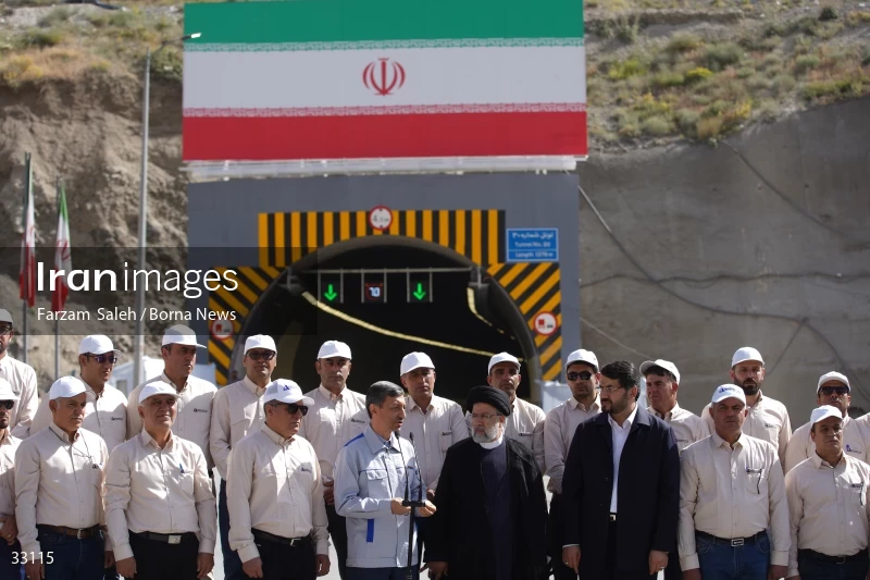 Opening ceremony of the 2nd section of Tehran-Shomal Freeway