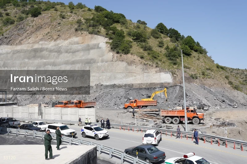 Opening ceremony of the 2nd section of Tehran-Shomal Freeway
