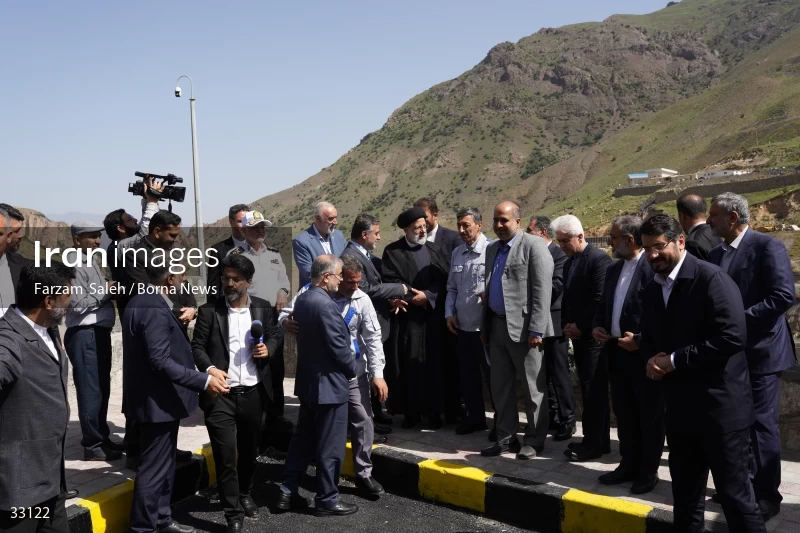 Opening ceremony of the 2nd section of Tehran-Shomal Freeway