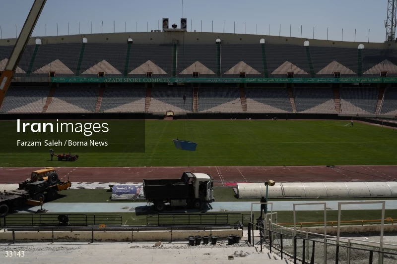 Renovation of Tehran's Azadi Stadium