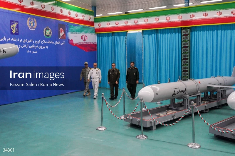 The ceremony of handing over and adding the Abu Mahdi missile to the army and IRGC