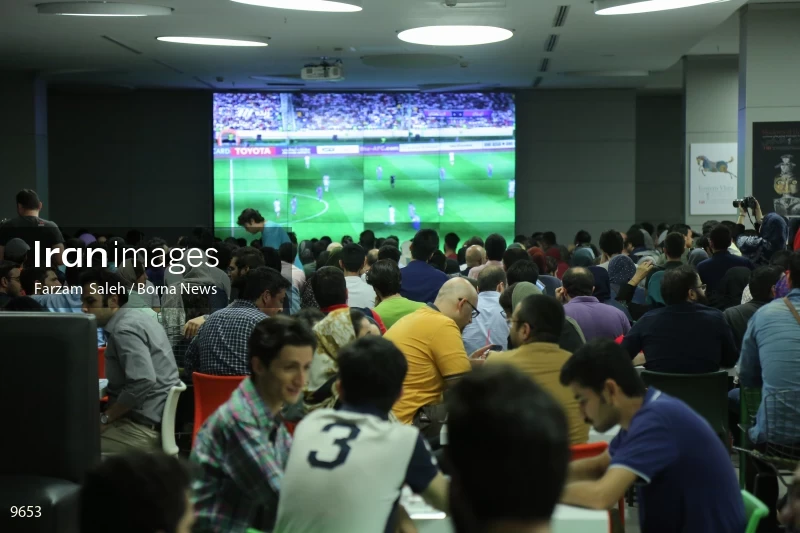 Iran Vs. Uzbekistan Football Match